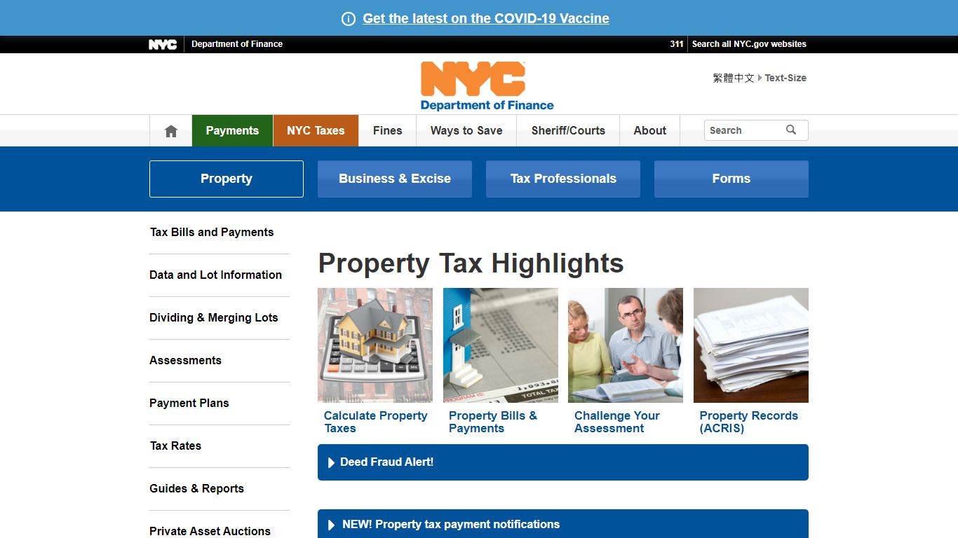 Property Taxes - New York City